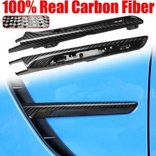 Kohlefaser Seitliche L�ftungsschlitzabdeckung F�r 2014-21 BMW M3 M4 F80 F82 F83