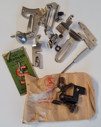 SINGER Sewing Machine Box Simanco Accessories Vintage Original - Picture 2 of 3