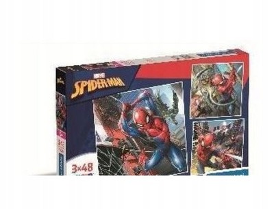 Clementoni 3x48 Super Farbe Spider-Man Puzzle 5+ Jahre