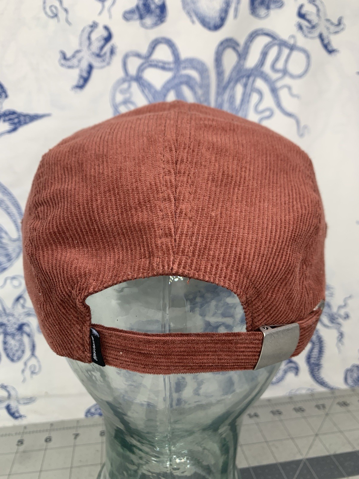 Finisterre Patch Hat Adjustable Red Corduroy Dad … - image 4