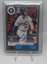 2022 Topps Kyle Tucker 1987 35th Anniversary Auto Series Two Black # 165/199