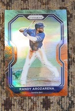 2021 Panini Prizm - Randy Arozarena #1 - Cosmic Haze Prizm - Tampa Bay Rays