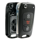For 2011 2012 2013 Kia Soul Keyless Flip Remote Car Key Fob Shell Case Pad