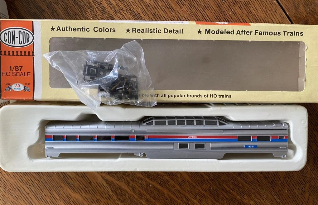 Con-Cor HO with Vintage Model Railroad Passenger Cars for sale | eBay