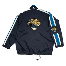 VTG 90s NFL JACKSONVILLE JAGUARS STARTER WINDBREAKER JACKET SIZE XL