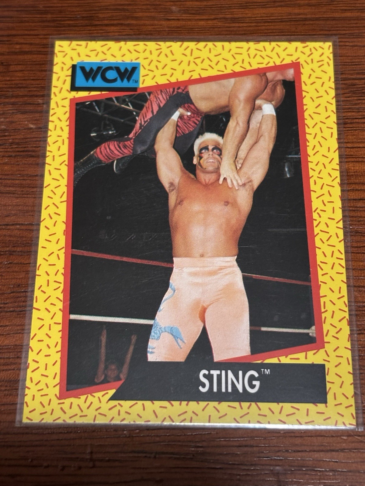 1991 Impel WCW Wrestling Trading Card #9 Sting NWO NWA
