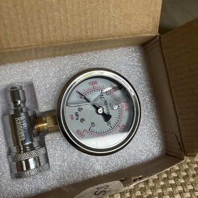 #ad Pressure Washer Gauge 6000 PSI 3 8 Inch Quick Connect Pressure Gauge for P... $15.50