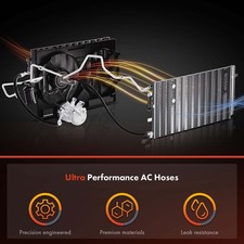 AC Manifold & Hose Assembly For 1995-97 Ford Ranger 2.3L – Suction/Discharge Lines – New Aftermarket Part