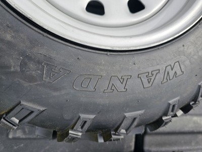 WANDA ATV Tire Wheel Assembly 24x8-12 6-Ply Light Mud on 4 Lugs x 156 PCD 4+3 Si