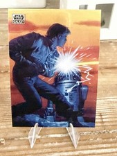 2024 Topps Star Wars Galaxy Chrome Luke Skywalker and R2-D2 50