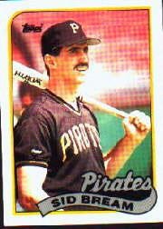 1989 Topps Tiffany (Glossy) #126 Sid Bream - NM-MT