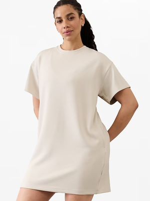 seasoft rib tee dress Athleta Women's Seasoft Tee Dress Woodland Size M