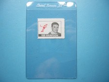 1969/70 O-PEE-CHEE TOPPS STAMP NHL HOCKEY CARD INSERT TED HAMPSON SHARP!! OPC