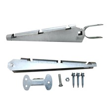 Barbed Wire Arm Fence Height Extension Expandable Multifunctional Top Rail Chain