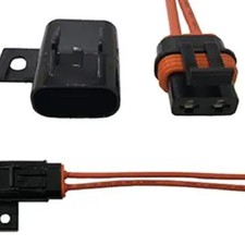 3 Pack ATO ATC Waterproof in-Line Blade Fuse Holder 14 Gauge AWG Tinned Marine -