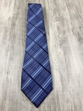 Kenneth Cole Beautiful Blue Tall Tie Imported Handmade Silk
