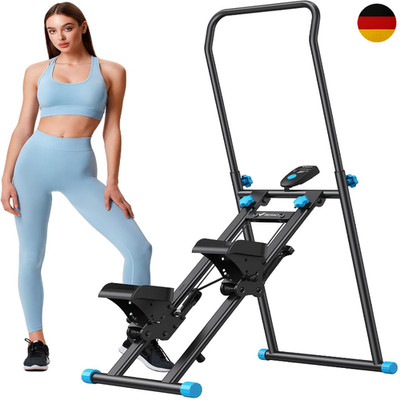MERACH Stair Stepper Vertical Climber Ganzkörpertraining Compact Folding Cardio