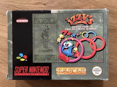 IZZYs QUEST Super Nintendo SNES GAME For Olympic Rings OVP Cib
