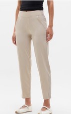 Athleta Pants Womens 4 Beige Brooklyn Mid-Rise Ankle Travel Athleisure