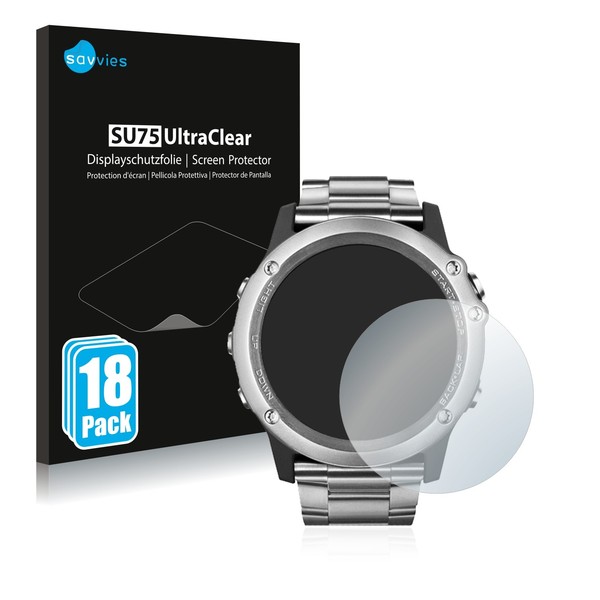 18X Schutzfolie FüR Garmin Fenix 3 Saphir Display Schutz Folie-image