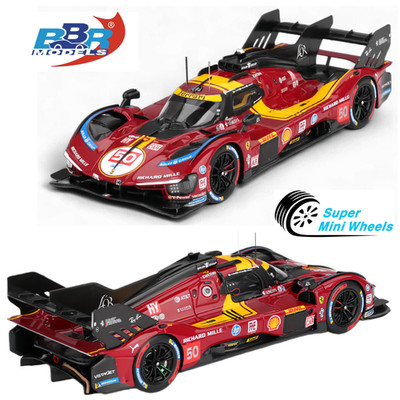 BBR Models 1:43 Ferrari 499P #50 AF Corse 2025 WEC Qatar 1812km