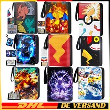Sammelalbum für 400/900 Pokemon Karten 4- Pocket Sammelmappe Ordner Heft XXXL
