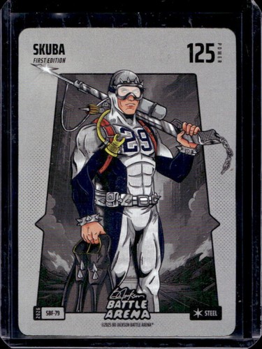 2026 Bo Jackson Battle Arena 1st Ed. Skuba Silver Battlefoil #SBF-79