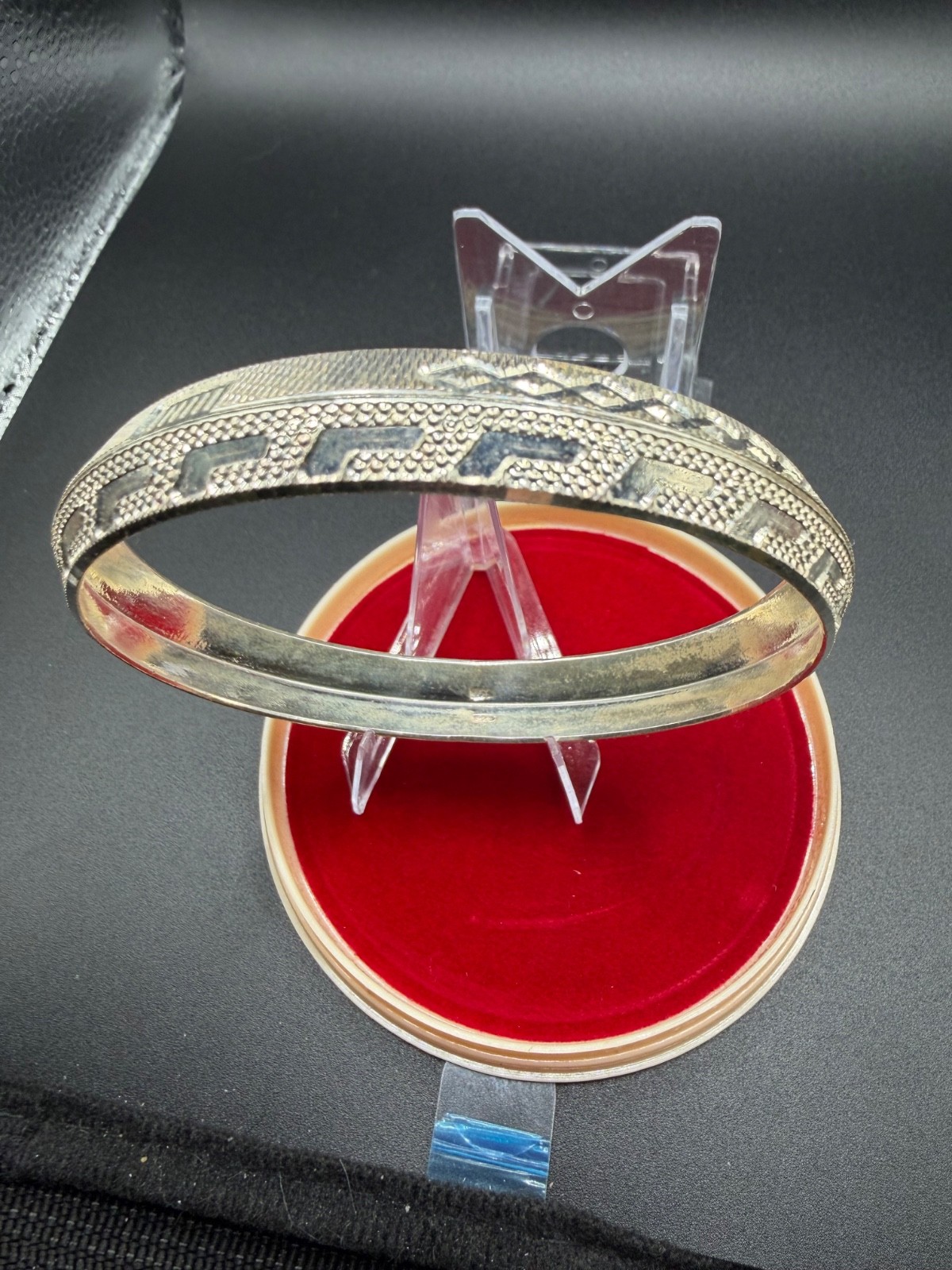 Solid .925 Sterling Silver Cuff Bracelet 34 Grams… - image 3