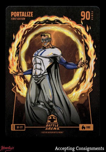 2025 Bo Jackson Battle Arena Update First Edition Battlefoil Fire Portalize