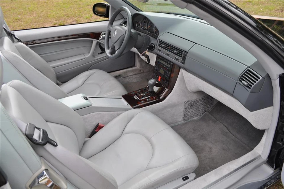 Cubierta de asiento de cuero estilo antiguo para Mercedes Benz 1990-95 300SL 500SL 600SL R129 Foto 4 de 4