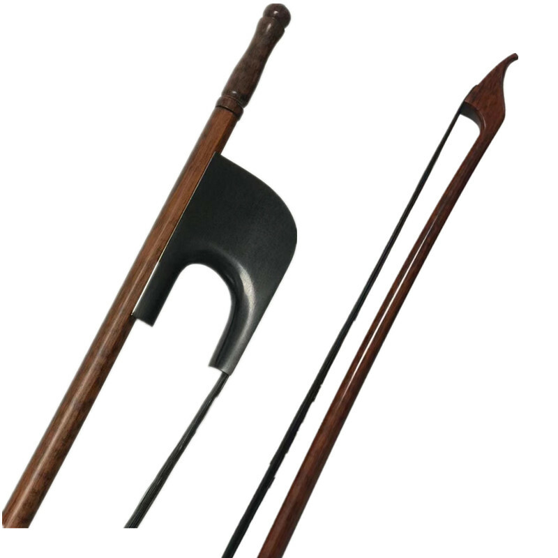 1pcs upright bass bow,Germany style baroque Snakewood bass bow, black bow hair