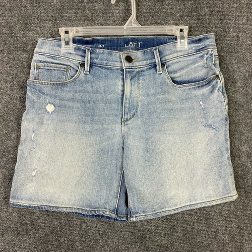 Ann Taylor Loft Denim Walking Shorts 