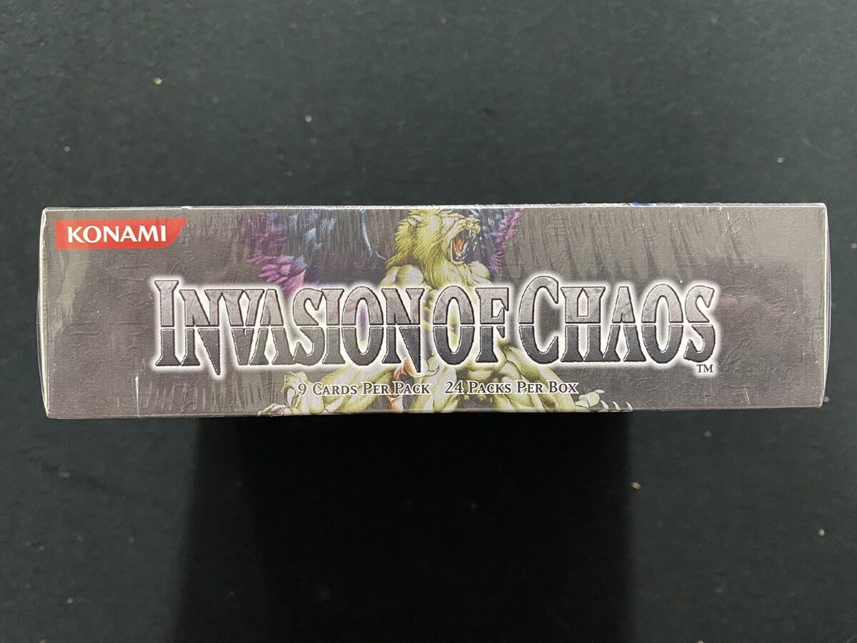 Yugioh Invasion of Chaos 1st Edition Booster Box Factory Yugioh Invasion of Chaos 1st Edition Booster Box Factory