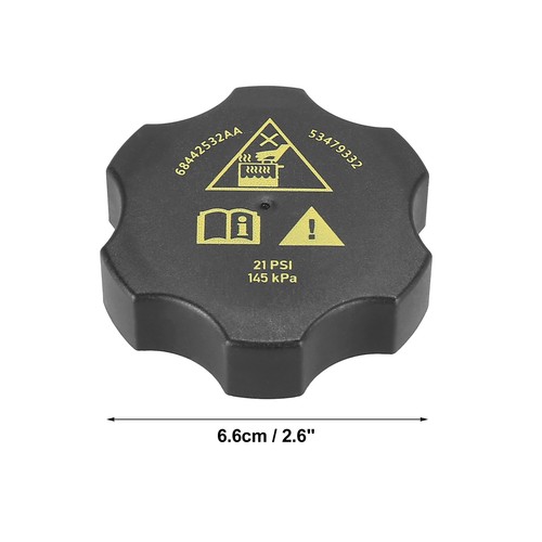 Coolant Bottle Reservoir Cap 68249136AA For 13-20 Chrysler Dodge Ram Jeep NEW* - Picture 2 of 5