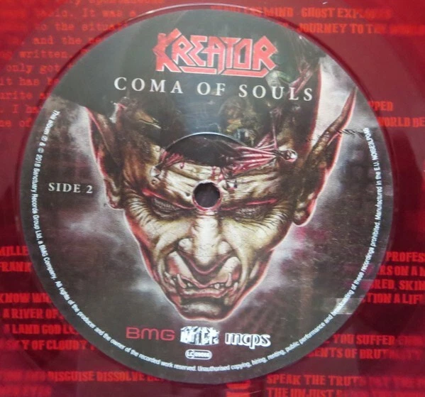 RED 3LP / VINYL KREATOR – COMA OF SOULS - Bild 4 von 4