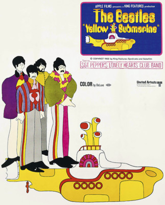Yellow Submarine - The Beatles - 1968 - Poster | eBay