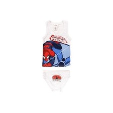 6/8 Años (116-128cm) Camiseta de Tirantes / Slips Spider-Man Nuevo