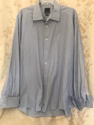Men's David Donahue Dress Shirt 18 34 