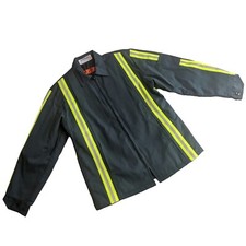 Men's Enhanced Visibility Panel Jacket Medium  Dark Green Reflective Workwear