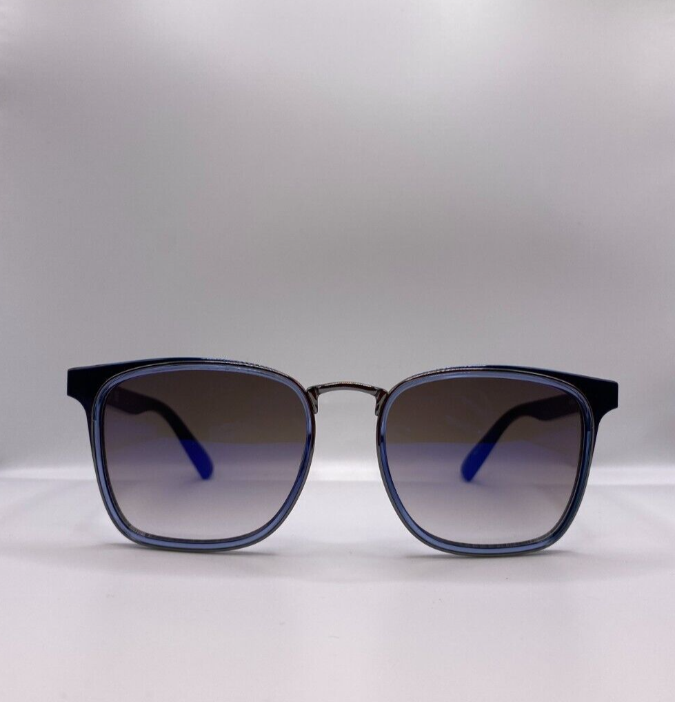Kenneth Cole Reaction KC2833 90X Blue Clear Square Sunglasses