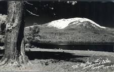 Mt Bailey at Diamond Lakes Oregon RPPC Real Photo Postcard