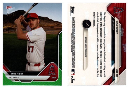 2025 Topps Now OD-111 Mike Trout