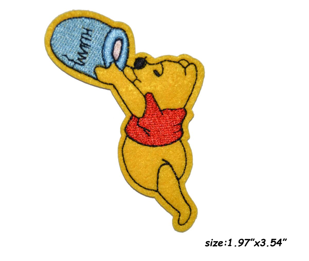 Winnie the Pooh Bear Embroidered Iron on Patch 10-Pack Applique Badge Kids  XMAS