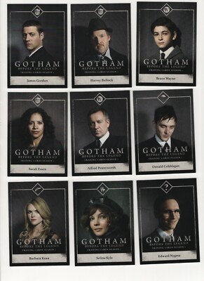  2016 Gotham Season 1 Character Bios 15 Karten komplett #C1 bis #C15 Batman DC