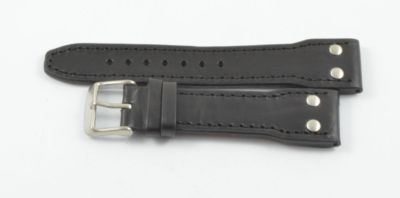 Vintage Bob Rindsleder Flieger Leder Armband 24Mm With Dornschließe 20Mm 4 New