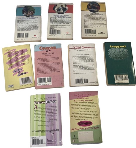 9 Vtg Teen Girls Book Lot Charisma Clueless Romance Drama Paperbacks 80s 90s Y2K - Picture 3 of 7