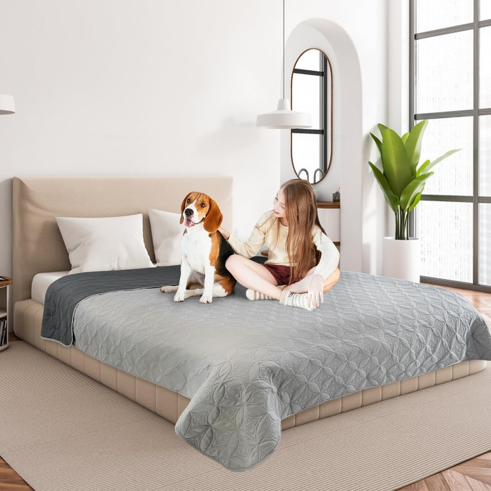 2 Packs Waterproof Dog Blankets Washable for Large Dog, Pet Couch