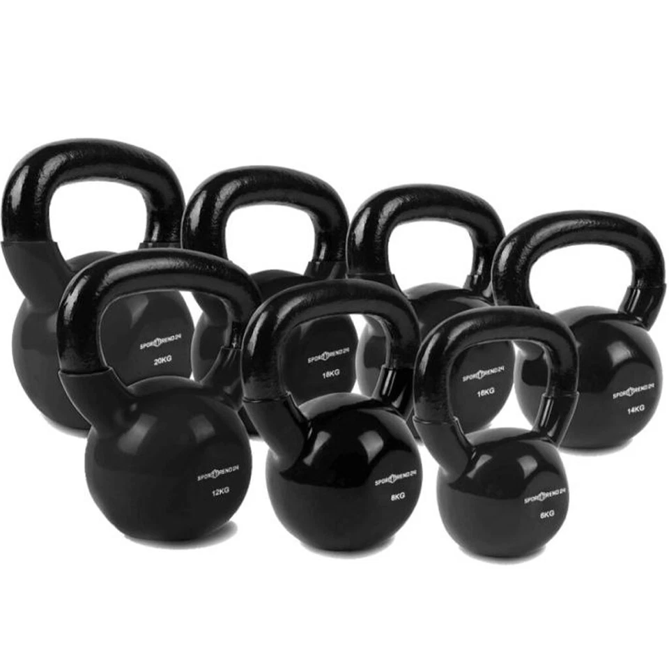 Kettlebell 2-30kg | Kugelhantel Hantel Schwunghantel Kurzhantel Gusseisen Eisen