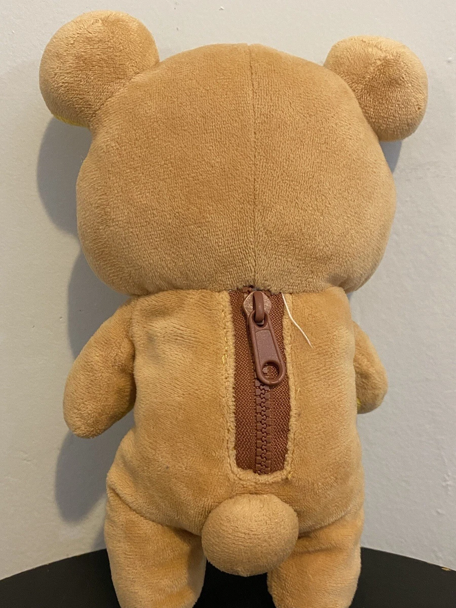 Teddy bear with zipper on deals back
