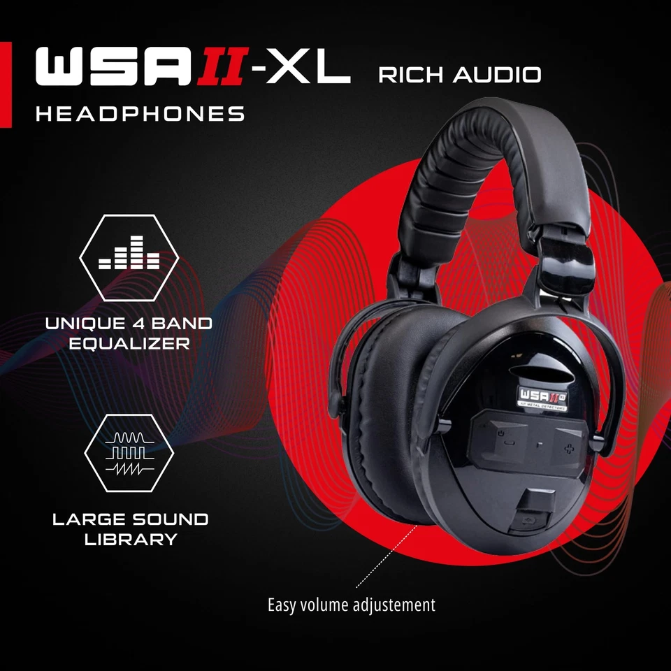 XP Metal Detectors Deus II RC - 11" FMF Coil with WSAII-XL Wireless Headphones - Image 4 of 4